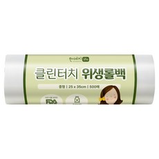 Hanyeji Clean Touch衛生捲筒袋 25*35cm, 中(M), 1個, 500入