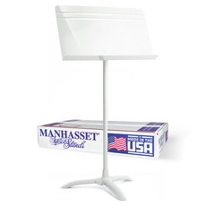 MANHASSET 霧面譜架, 白色霧面(4801-MWH), 1個