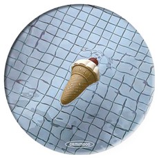 데미무드 티타임 포토 레시피 아크릴 컵받침, 워터콘, 1개