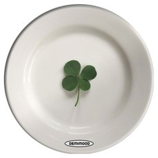 데미무드 티타임 포토 레시피 아크릴 컵받침, 클로버디쉬, 1개