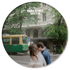 데미무드 티타임 포토 레시피 아크릴 컵받침, 데일리, 1개