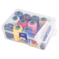 코리드리 10색 반짇고리 세트 가정용 바느질 키트, 혼합색상, 1세트