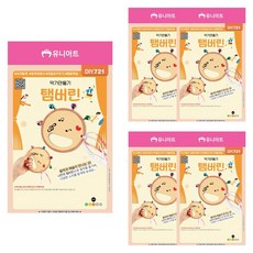 유니아트 탬버린 악기만들기 5p DIY721, 혼합색상, 5개