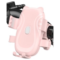 KODACHIEF 老手自行車手機支架 新款貓咪支架 手把款 11.5 x 10.5 cm, 粉紅色, 1個