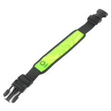 타미나요 야간라이딩 LED 안전밴드, 형광옐로우, 1개