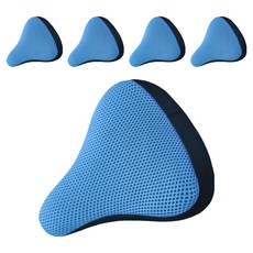 Welpick 運動自行車網眼坐墊套, 淺藍色, 5個