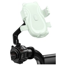 KODACHIEF 熟練自行車手機支架 新款貓咪支架 後照鏡型 11.5 x 10.5 cm, 綠色, 1個