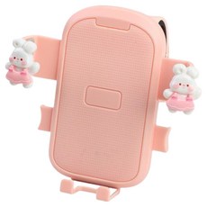 KODACHIEF 老手自行車手機支架 甜蜜兔子手把款 11.5 x 10.5 cm, 混合色, 1個