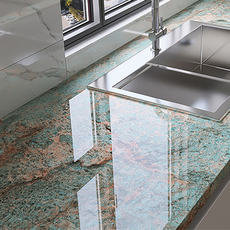 秘密花園 高級自黏式磁磚壁紙, 亞馬遜綠