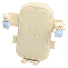 KODACHIEF 熟練騎士自行車手機支架 圍裙小熊握把款 11.5 x 10.5 cm, 混合顏色, 1個