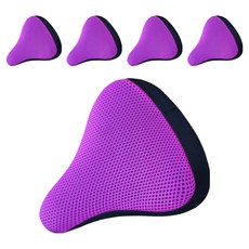 Welpick 運動自行車網眼坐墊套, 紫色, 5個
