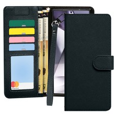 iPeak Saollin 牛皮錢包式日記本手機殼