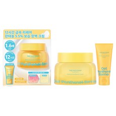 THE FACE SHOP 菲詩小舖 燕麥泛醇保濕屏障霜 2件組, 1套