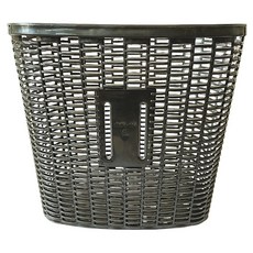 해피마인 쉽게 설치가능한 깔끔하고 튼튼한 자전거 바구니 35 x 24 x 25 cm, 블랙, 1개