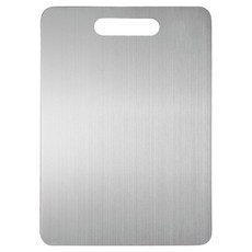 Merco 抗菌雙面全不鏽鋼砧板, 銀色, 1個