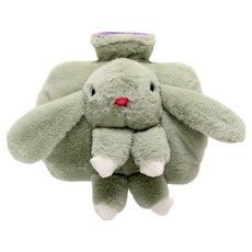 Solre 大容量水袋 溫暖熱水袋 綠色 20 x 24 x 5 cm 1500ml, 1個