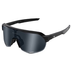 Oaklans 自行車 跑步 高爾夫 變色 偏光 運動護目鏡 太陽眼鏡 X80, C2 黑色 灰色鏡面 偏光, 1個
