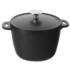 PNPOONGNYUN Mon Conte Noir Cocotte IH 鍋, 18cm, 1個, 霧面黑