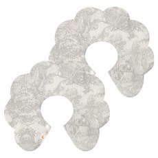 이몽 뜨왈드주이 에어메쉬 턱받이, 그레이, 2개, 1개입