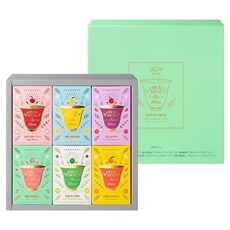 쌍계명차 프루트 허그 컬렉션 선물세트, 6종 + 쇼핑백, 1세트