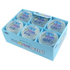 핑크풋 클리어 슬라임, 투명, 156g, 12개