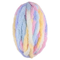 청키 수면사 뜨개실, 22 핑크노랑연하늘, 1개