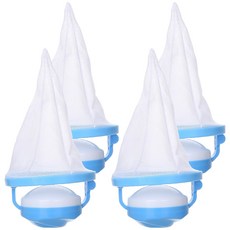 除塵過濾洗衣球, 藍色, 4個