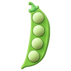 쇼핑닥터 개성있는 마그넷 냉장고 자석 완두콩, 혼합색상
