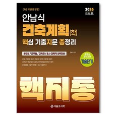 2026 안남식 건축계획(학) 핵지총 핵심 기출지문 총정리:공무원/군무원/교육청/공사 건축직 완벽대비, 서울고시각(SG P&E)