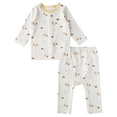 Minkmui 幼兒用 Farm Land 萊賽爾纖維內衣上下套組