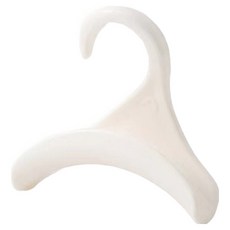 Soso House 加厚手提包掛架 帽子圍巾領帶多功能衣櫃收納掛架, 白色, 10個