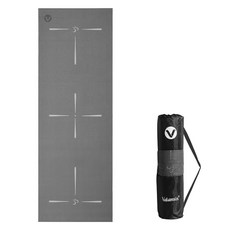 Valansis NR1 瑜珈墊 + 收納袋, 灰色, 1個