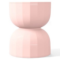 라라하우스 테리 모래시계 컬러 스툴, 핑크, 1개