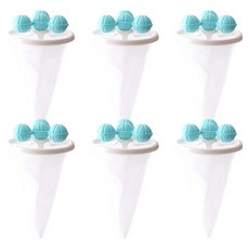 PDS리빙 캔디 컬러 통돌이 세탁기 거름망, 블루단일, 6개