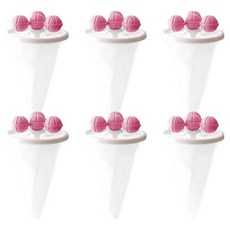 PDS리빙 캔디 컬러 통돌이 세탁기 거름망, 핑크단일, 6개