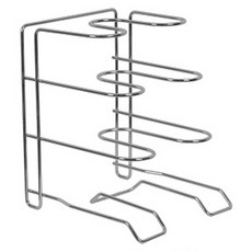 벨리체 프라이팬 냄비 수납 거치 정리대, 4단, 올스텐, 1개