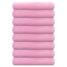 Songwol 松月 多用途洗臉毛巾 32 55g 20支棉紗, 粉紅色, 8個