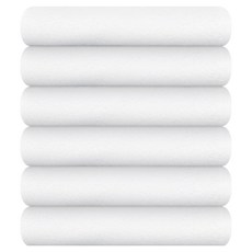Songwol 松月 營業用美容輕量多用途洗臉毛巾 38, 白色, 6個