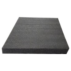 Dy 韓國製造 加厚發泡紙 EVA泡棉 壓縮海綿 PE泡棉 50 x 40 x 5 cm, 黑色, 1個