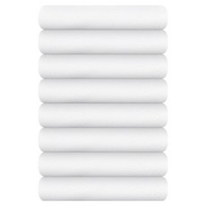 Songwol 松月 多用途洗臉毛巾 32 55g 20支棉紗, 白色, 8個