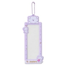 BUTTERSHOP Modern House PVC 4格小卡冊 小狗棉花狗狗, 紫色, 1張