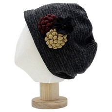 Bareunliving 羅紋頭巾帽 廚房 DK-04, 灰色, 1個