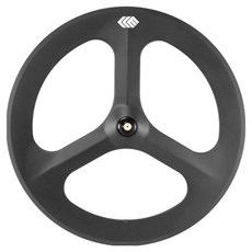 Pelle 碳纖維 Uroboros 競輪單速車碳纖維輪組 3 SPOKE 前三刀輪, 1個