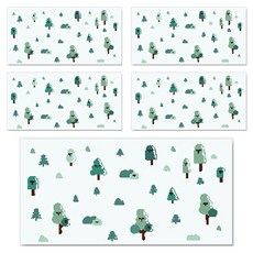 양지다이어리 더스페셜 기프트 용돈봉투 Ver 5, 포레스트, 5개