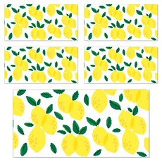 양지다이어리 더스페셜 기프트 용돈봉투 Ver 5, 레몬, 5개