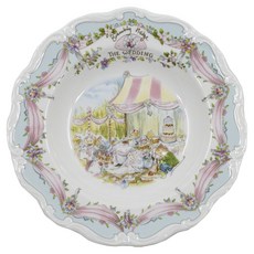 Aynsley Brambly Hedge 義大利麵碗 WEDDING, 白色, 1個