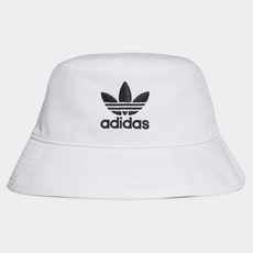 adidas 愛迪達 男款 Adicolor 漁夫帽 FQ4641, 白色, 1個