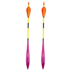 999Fishing 非自立式 海釣 翼狀 短版 電子 手工 遠投 長標 2號, 紫色, 2個
