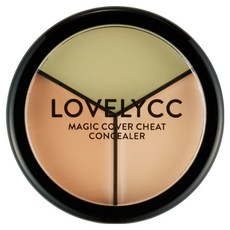 Lovelycc 魔術遮瑕遮瑕膏 12g, 02眼下黑眼圈, 1個