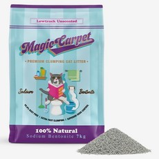 매직카펫 응고형 오리지널 로우트랙 고양이 모래, 7kg, 1개, 무향